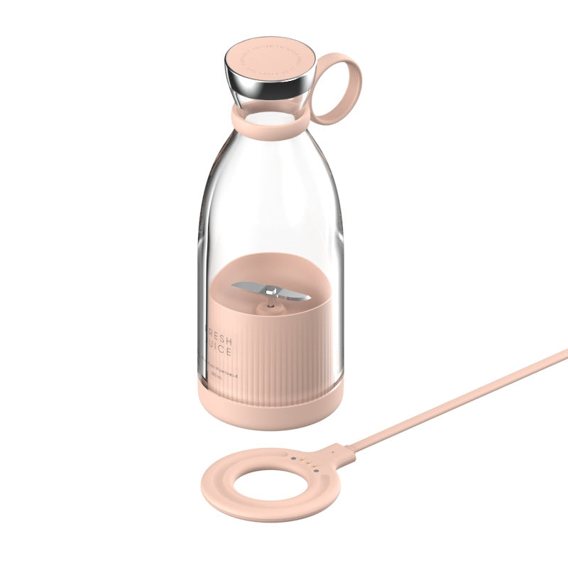 Blend On-the-Go: 350ML Portable Electric Juicer Blender - USB Rechargeable for Fresh Smoothies and Juices Anywhere!