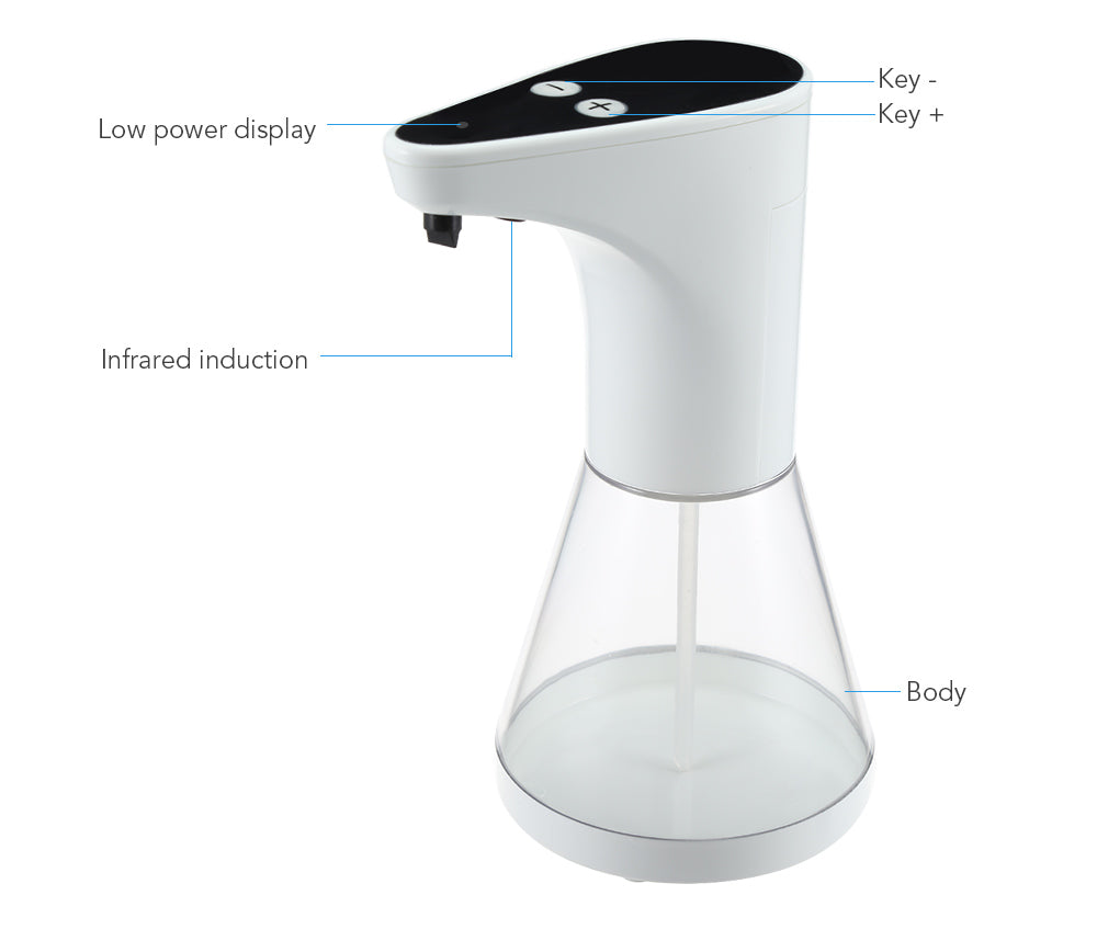 Elevate Hygiene with the Touch-Free Automatic Soap Dispenser – Perfect for Home and Commercial Use
