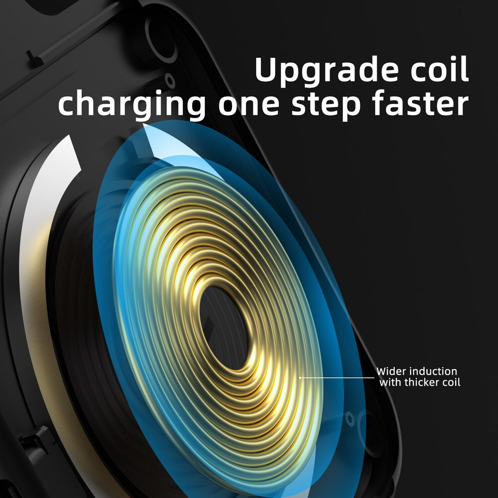 Revolutionary 3-in-1 Magnetic Foldable Wireless Charging Station for All Your Devices - Fast, Safe, and Travel-Friendly!