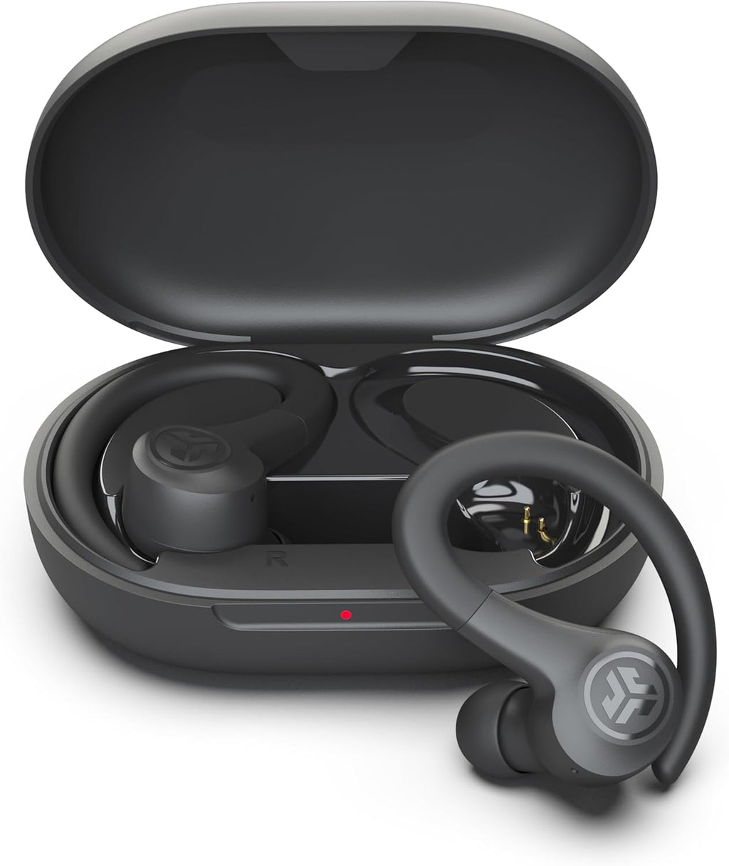 Elevate Your Workout with JLab Go Sport+ True Wireless Earbuds - Bluetooth, Sweatproof, and Clear Calling in Graphite