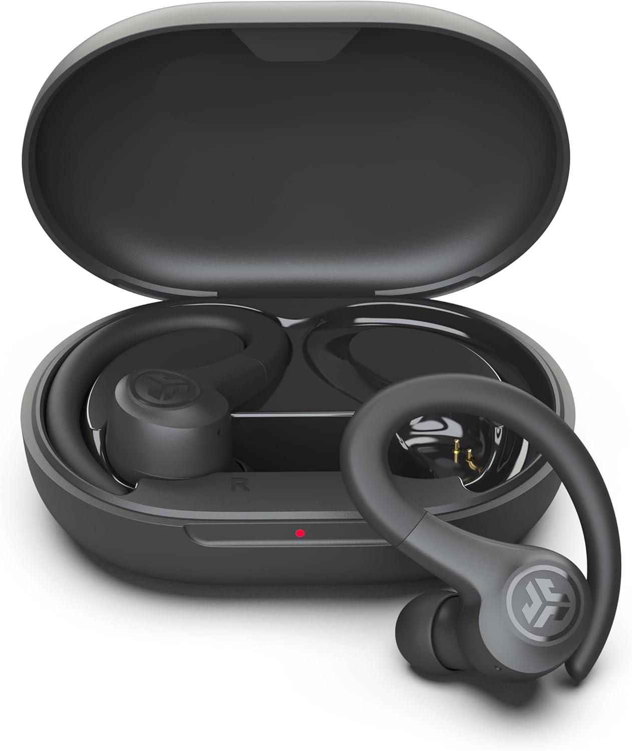 Elevate Your Workout with JLab Go Sport+ True Wireless Earbuds - Bluetooth, Sweatproof, and Clear Calling in Graphite