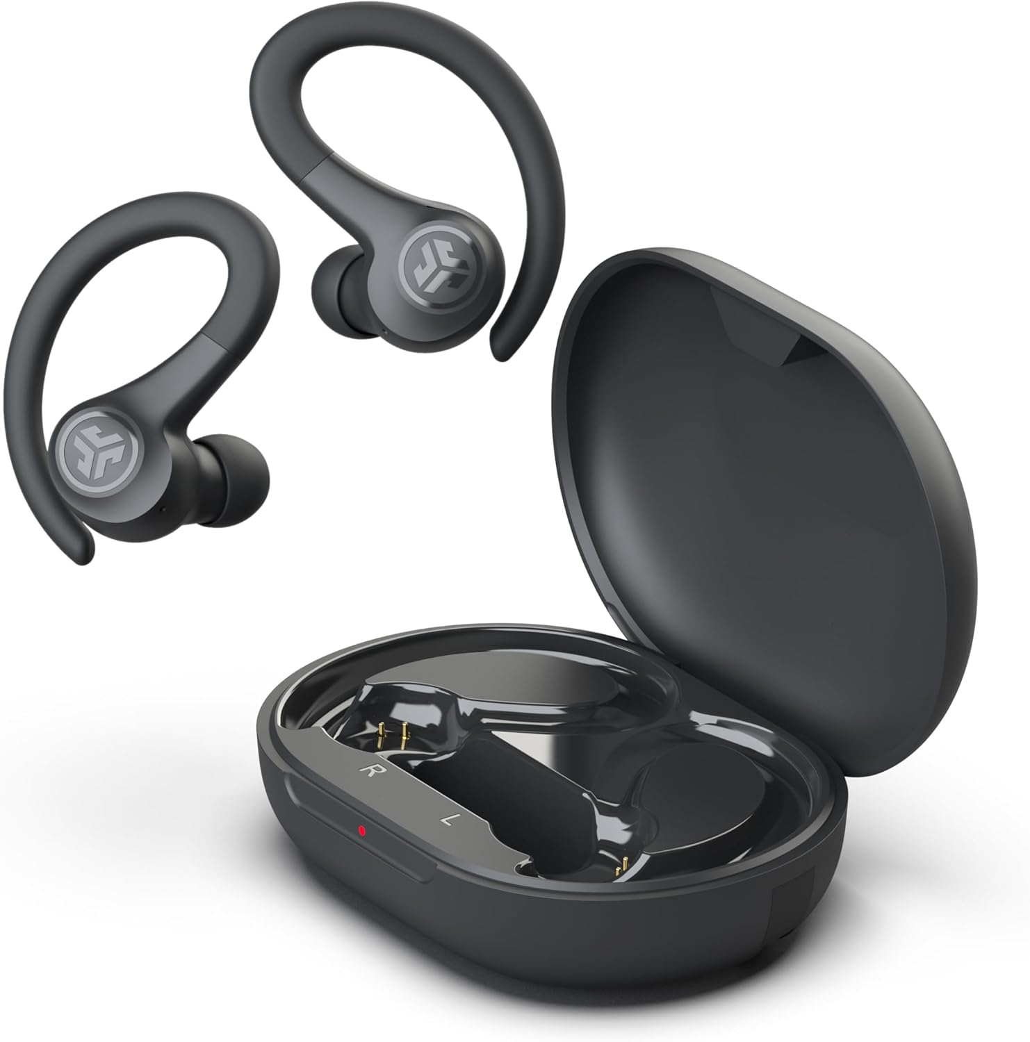 Elevate Your Workout with JLab Go Sport+ True Wireless Earbuds - Bluetooth, Sweatproof, and Clear Calling in Graphite