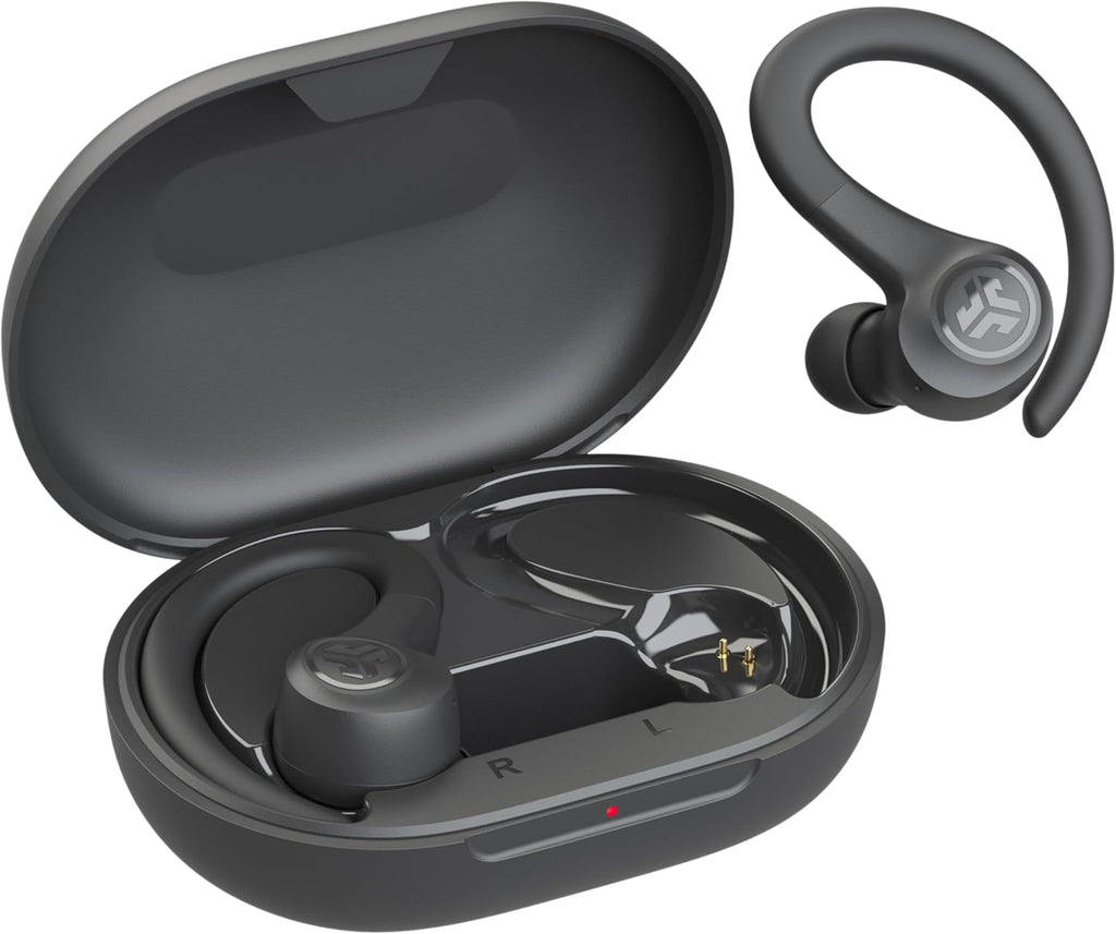 Elevate Your Workout with JLab Go Sport+ True Wireless Earbuds - Bluetooth, Sweatproof, and Clear Calling in Graphite