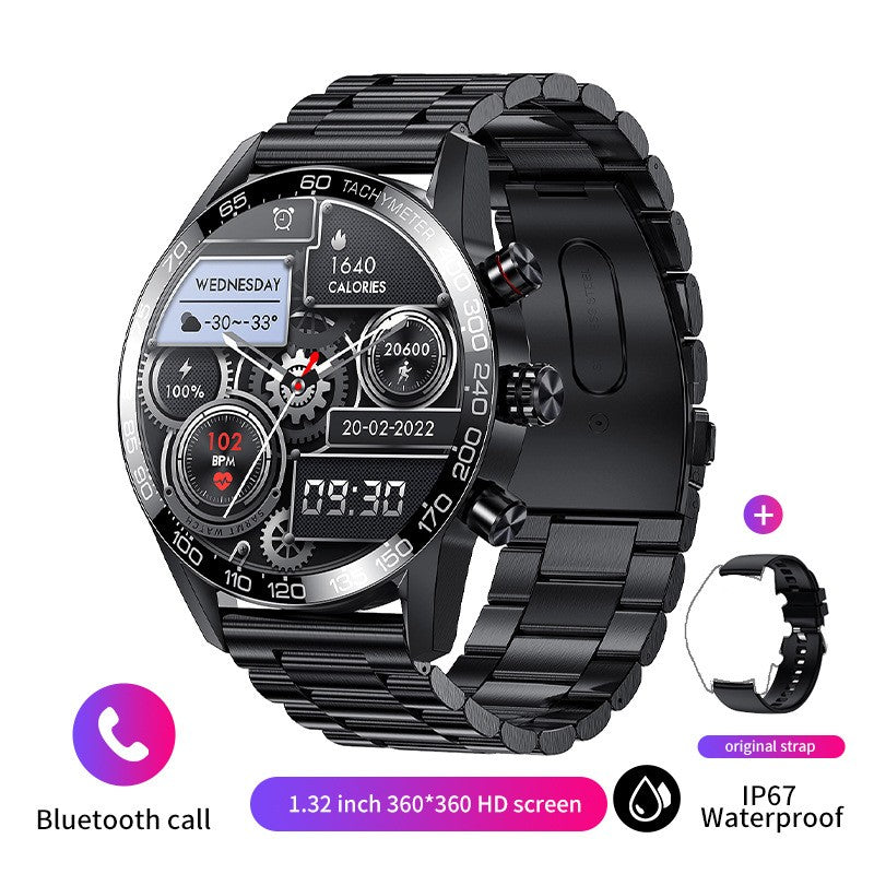 Elevate Your Everyday Style with the Ultimate Men's Bluetooth Smartwatch - Stay Connected and Stylish!